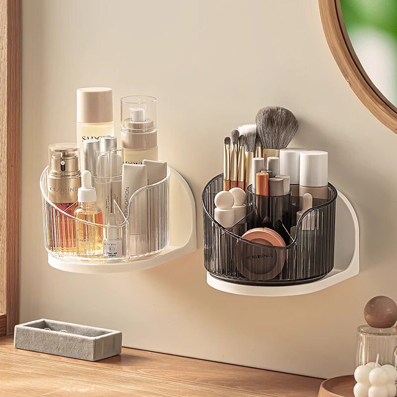 Cosmetic storage box rotate is dust-proof and creates a perfect ...
