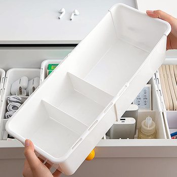 Built-in partition storage box for drawer