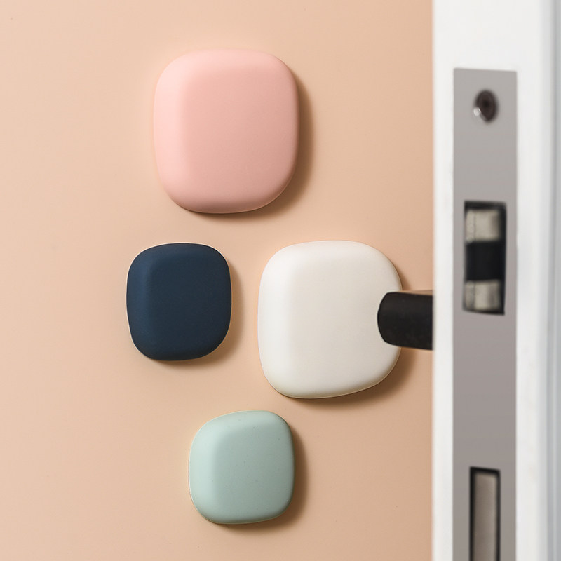 Anti-bump door sticker door rear wall stickler Silicone Suction Cup cabinet door Handle Door Crashworthy Cushion Home Anti-Kowtowing