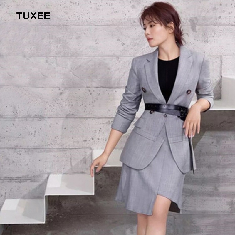 TUXEE Liu Tao Tongxiang Suit Skirt Suit Temperament Yinglun Wind Loose Famous Yuan Jacket Small Fragrant Wind Korean version