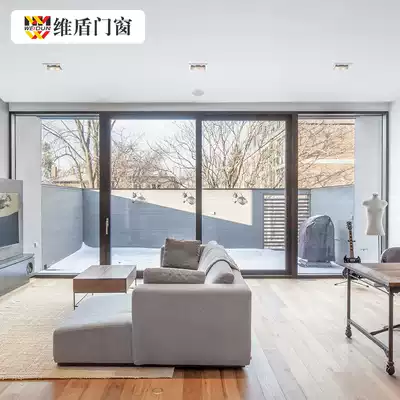 Weidun terrace door Balcony door lifting sliding door External sliding door Outdoor sliding door Courtyard door Large glass sliding door
