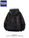 Wassup Tenet American-Style Faux Rabbit Fur Cotton Jacket for Men, Winter Trendy Brand, Fleece-Lined, Thickened, Warm, Hooded Cotton Coat