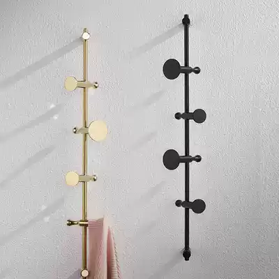 BGL wall-mounted all-copper coat rack wall door rear wall door bedroom creative golden clothes hook light luxury