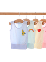 Baby vest summer baby belly vest cotton newborn sleeveless top summer thin men and women child suspenders