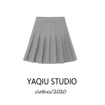 2020 new summer wild college style high waist A pleated skirt womens skirt