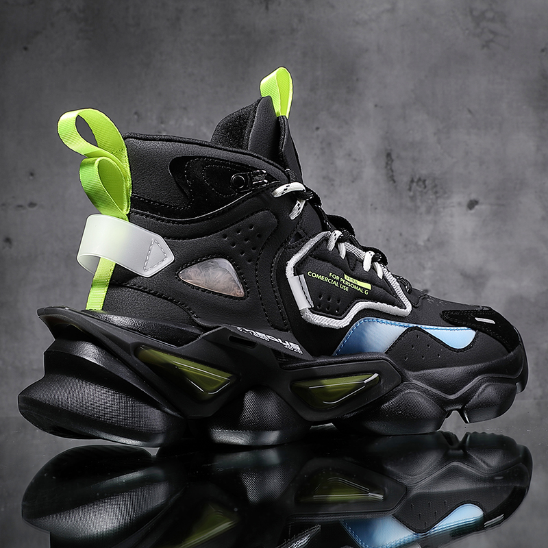 ins Martin boots man 100 lap high cylinder Han version men's shoes autumn winter shoes men's winter men's warm and suede cotton shoes men