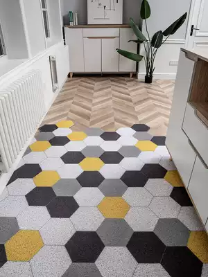Access door mat entrance home carpet entry door entrance Entrance Hall silk circle foot mat door mat customization