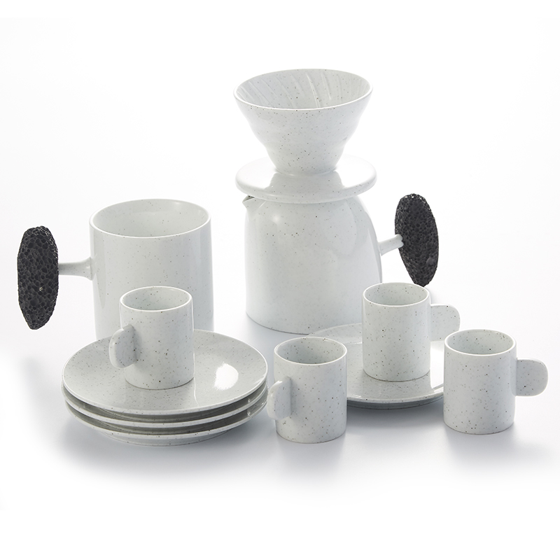That thing creative hand grinding coffee filter cup of coffee pot ceramic home office keller of coffee cup
