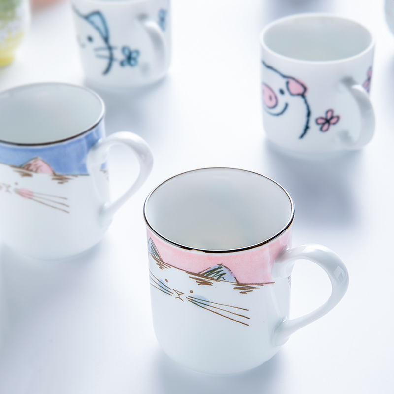 Creative move mark namely content Japanese cup a cup of coffee cup with the ceramic milk cup large capacity water cup