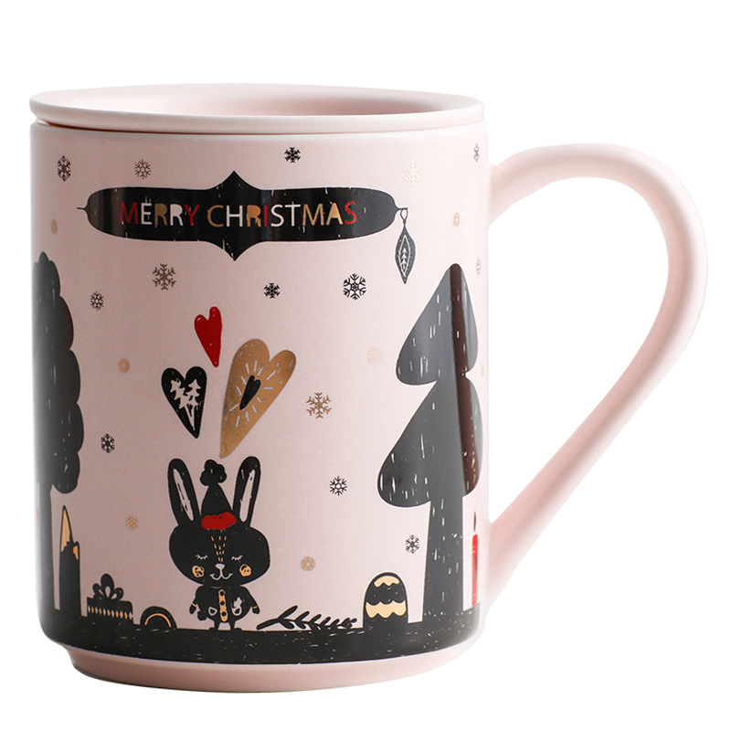 The content of northern wind tide lovers ultimately responds cup home coffee cup creative move ceramic keller cup