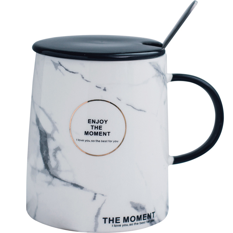 The content in marble ceramic mugs for men and women lovers constellation office coffee cup glass cup