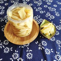 Sweet and sour ginger slices Anhui specialty pickled kimchi vinegar soaked ginger 600gX2 bottle tender ginger traditional handmade