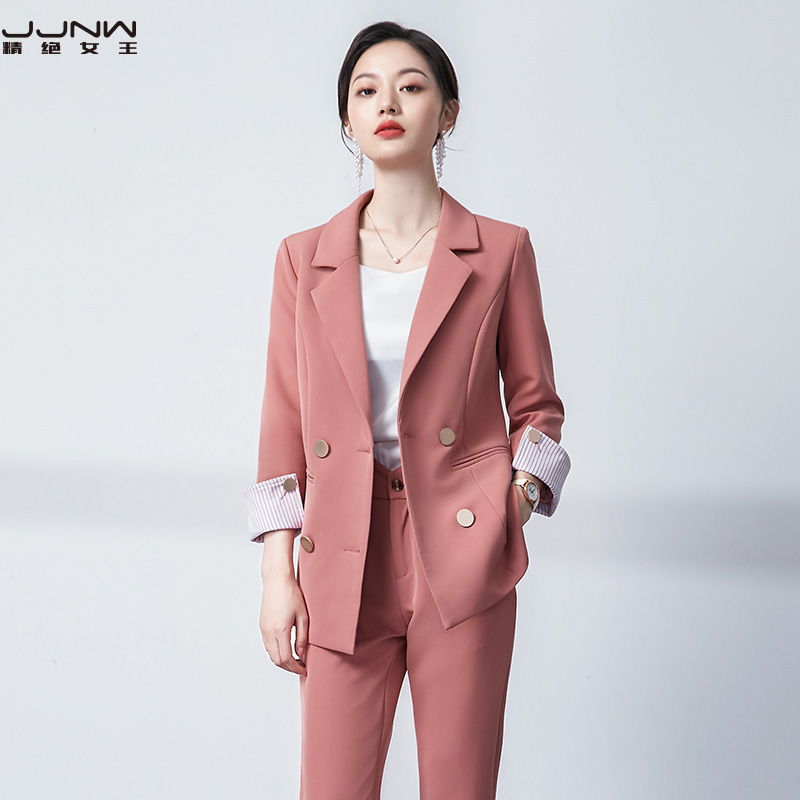 Suit Jacket Woman Spring Media Podcast Costume Presenter West Suit Suit Interview Positive Dress for work clothes