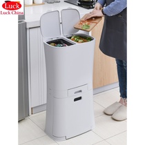 Kitchen large sorting dustbin simple garbage can Trash bin