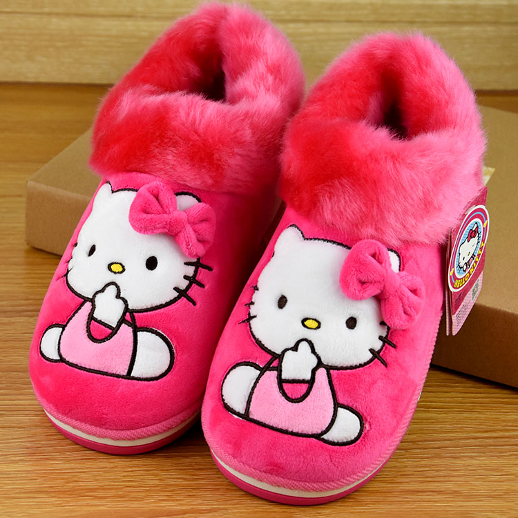 Chaussures hiver enfant en suède HELLO KITTY pour hiver - semelle plastique - Ref 1044202 Image 8