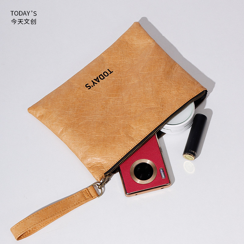 Waterproof Eco Tyvek Pencil Case, Custom Logo Coin Purse and Clutch Bag - Thumbnail 2