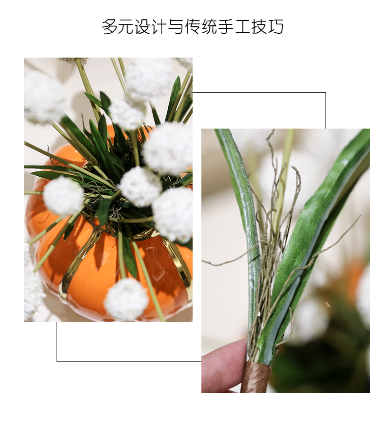 Simulation and dandelion sitting room adornment dry tea table for furnishing articles wedding bouquet table vases, flower decoration