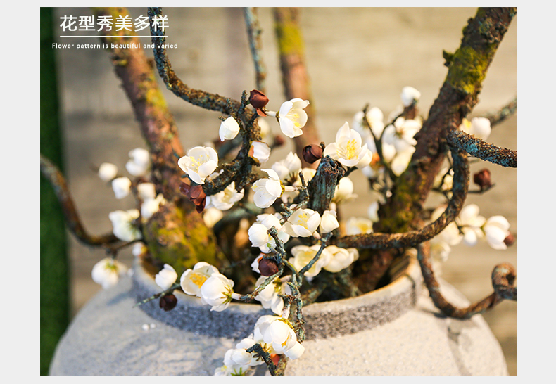 Jingdezhen ceramic vase retro nostalgia of large sitting room the hotel home decor simulation flower arranging flowers