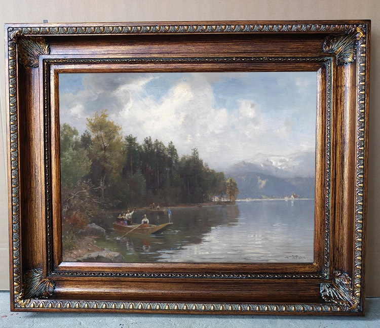 Oil Painting Frame, European Style, Retro, Distressed Outer Frame, Solid Wood Frame, Dark Gold Brushed Picture Frame, Framed Carving Frame Oil Painting Frame, European Style, Retro, Distressed Outer Frame, Solid Wood Frame, Dark Gold Brushed Picture Frame, Framed Carving Frame