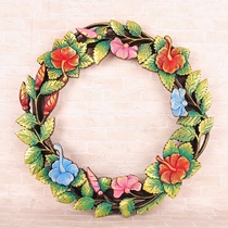 Thai crafts home decoration handmade painted carved makeup frame wedding gift dress mirror frame style
