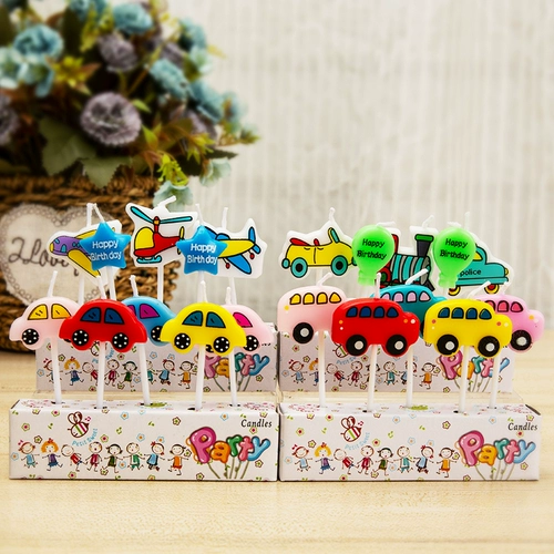 Мультяшная детская свеча для мальчиков