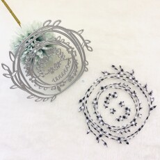 Выбивая прибор 压花刀模纸艺diy装饰花环scrapbook贺卡制作手帐素材junkjournal