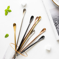 Creative Japanese 304 stainless steel spoon long handle mixing spoon coffee spoon dessert spoon ice cream scoop