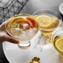 Creative glass dessert Cup ice cream cup smoothie glass cream cup smoothie cup cold drink juice Cup cocktail Cup