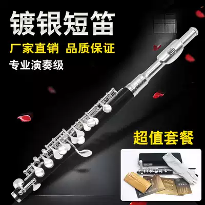 Qualification examination Piccolo Silver-plated C-tune piccolo Imitation wood piccolo musical instrument flute ABS tube body piccolo playing grade piccolo