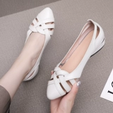 Сандалии, обувь, летние туфли для матери, из натуральной кожи