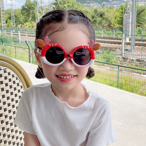 Детские милые солнцезащитные очки для мальчиков на солнечной энергии