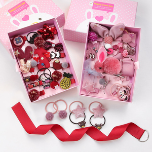 【爆款】儿童发卡头饰24件礼盒套装