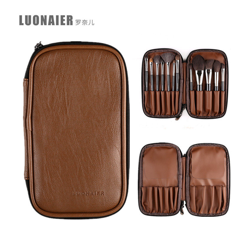 Ronay Pediatrics Large Capacity Laced Brushed Brushed Brushed With Makeup Tool Containing Makeup Brush Containing 8-12 Brush Cylinder Bag