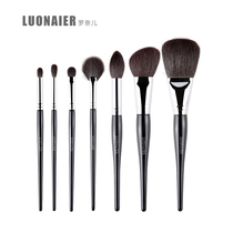 Ronay childrens night color series 7 wool makeup cover brushed animal hair powder brush with high light brushed eye shadow brush professional version