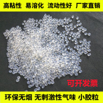 Special hot melt glue particles for glue binding machine smoke-free packaging carton gift box handmade DIY copper plate paper label book binding