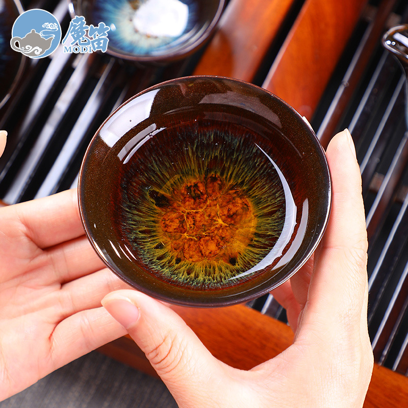 Up built light tea suit household kung fu tea cup teapot GaiWanCha red glaze, office lounge
