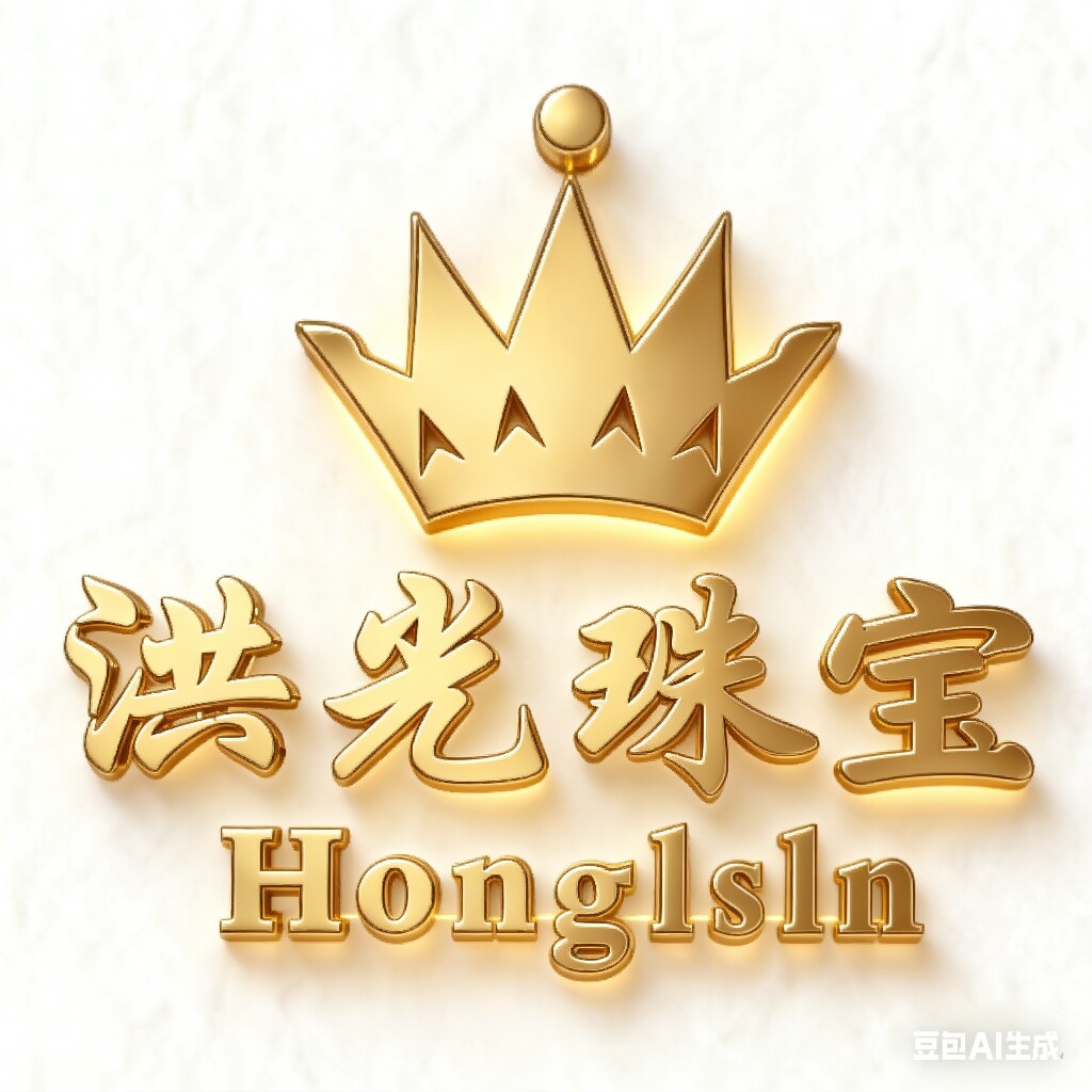 央视受访洪光珠宝的LOGO