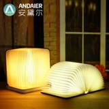 Креативный складной светодиодный ночник, настольная лампа, чтение, делается под заказ, подарок на день рождения