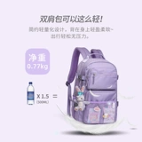 Вместительная и большая сумка через плечо, школьный рюкзак, коллекция 2023, в корейском стиле, простой и элегантный дизайн, для средней школы