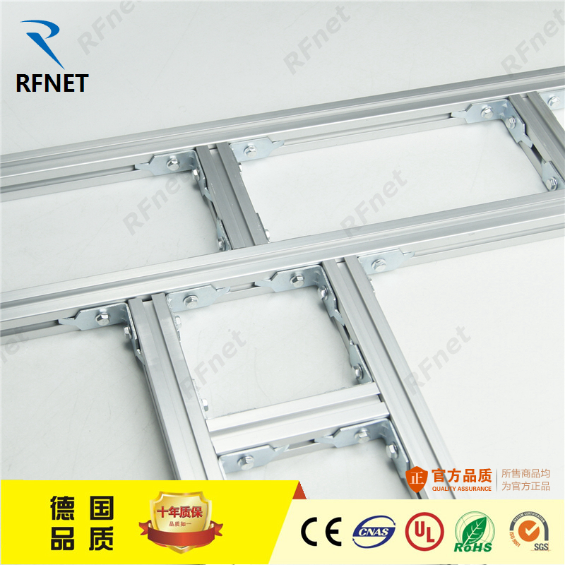 Aluminum alloy cable tray Aluminum alloy ladder cable tray 4C machine room bridge Weak bridge Open cable tray