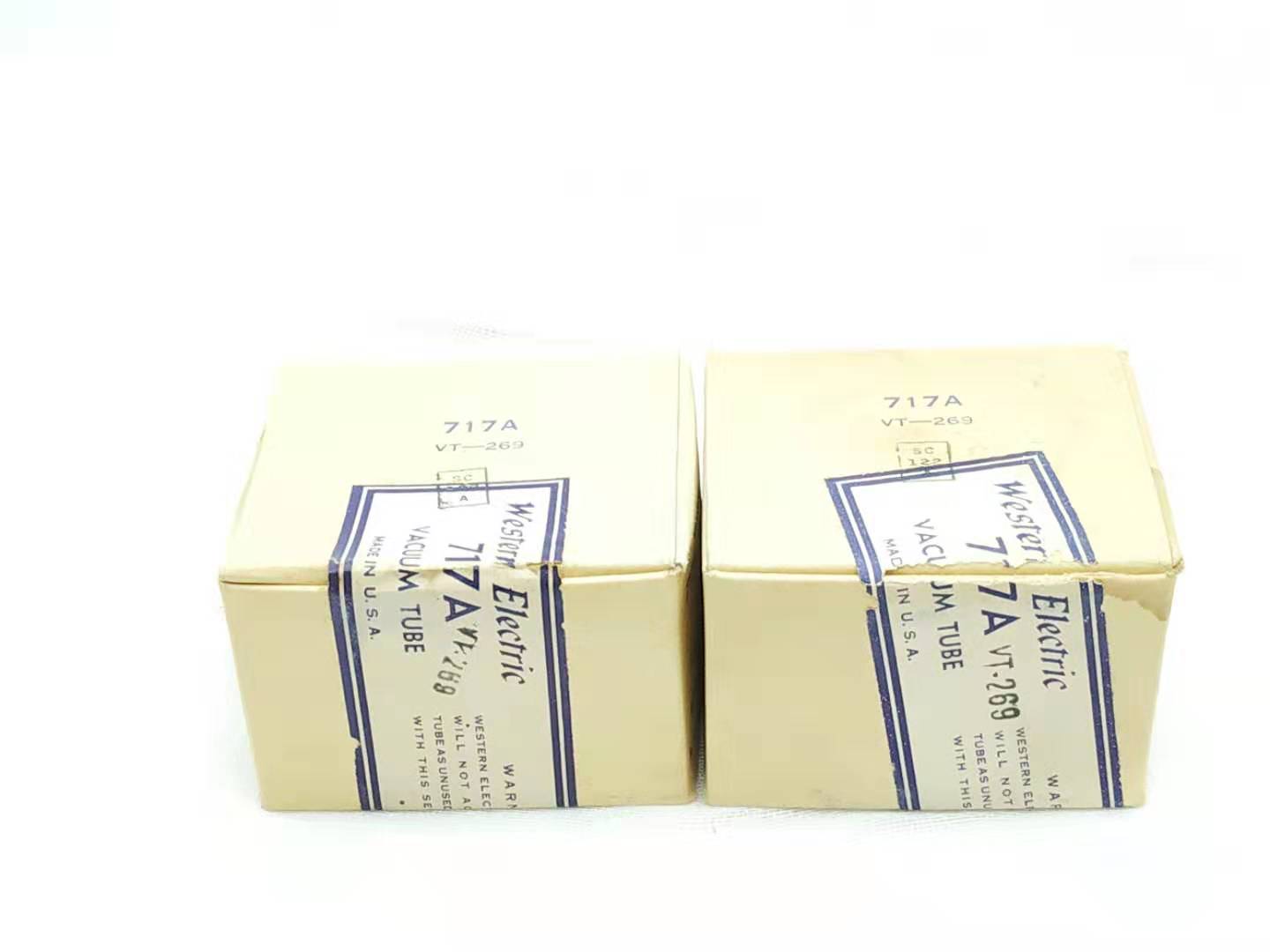 New Western Electric seals US WE West Electric 717A vacuum tube replacement 6SJ7 6J8P 5693 vacuum tube