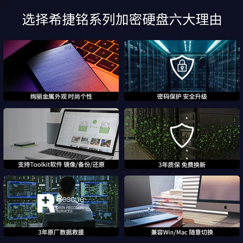 Seagate Seagate Ming Series зашифрованный мобильный жесткий диск Интерфейс USB3.0 2,5-дюймовый металлический внешний вид