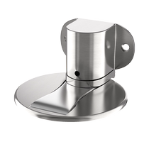 Floor suction door suction strong magnet without punching the door back fixed invisible door stopper windproof fixator door anti-collision artifact
