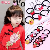 Korean version of childrens hair rope girl cute head rope baby cartoon Hairband girl does not hurt hair headwear hair accessories