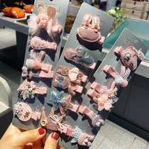 Children hairclip does not hurt hair bag cloth Korean Princess headdress baby cartoon broken hairclip clip girl hair card