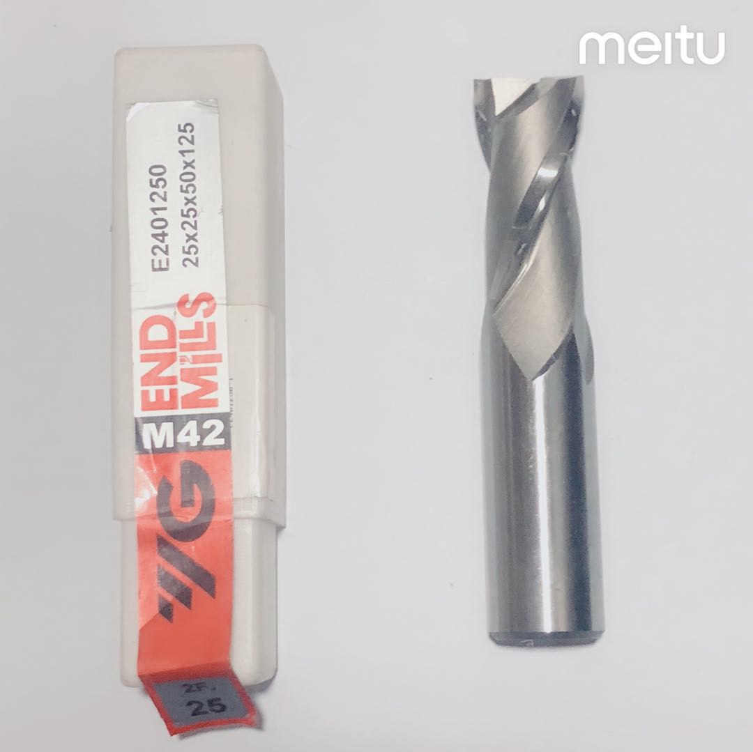 South Korea YG ultra-hard high speed mesh milling cutter 2 blades with cobalt high cobalt M42 white steel milling cutter 1-25mm