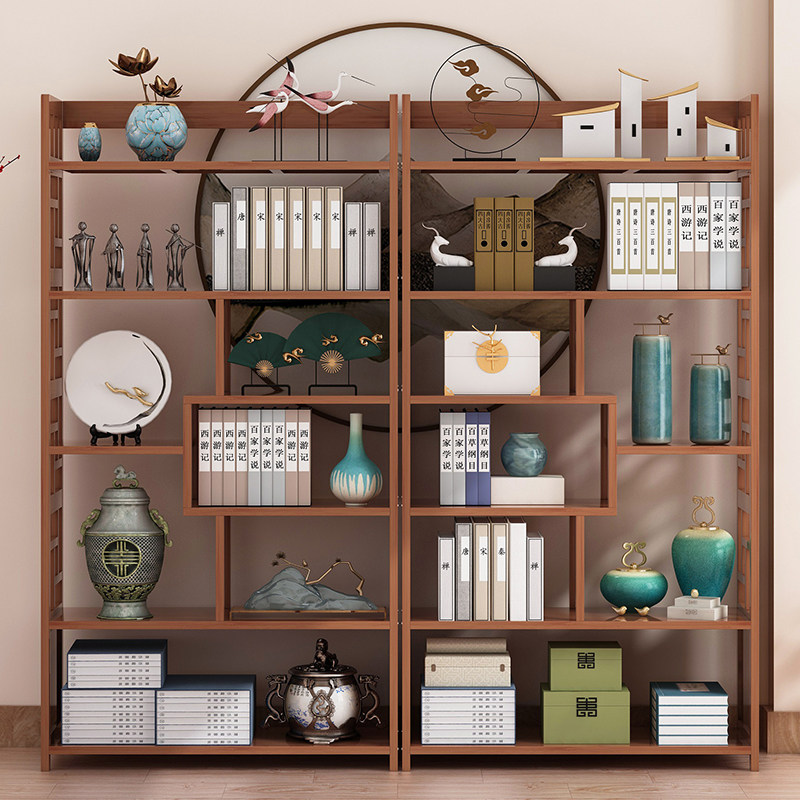 Bo Antique Solid Wood Chinese Antique Frame Show Cabinet Simple Modern Tea Apparatus Antique Bao Cabinet