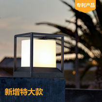 Light classic outdoor waterproof column head light led modern minimalist yard Courtyard Light Garden Lawn Post Light District Park Landscape