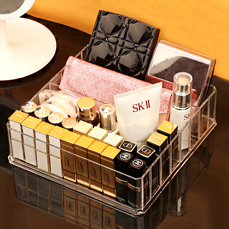 Powder Cake Eye Shadow containing box Put lipstick Cosmetic Containing Box Female Air Cushion Eye Shadow disc blush Chest Drawer Separation