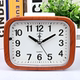 Polaris Alarm Clock with Large Font, Silent Bedside Clock, Large Font Clock for the Elderly, Alarm Clock with Night Light, Snooze Function, Bedroom Desk Clock